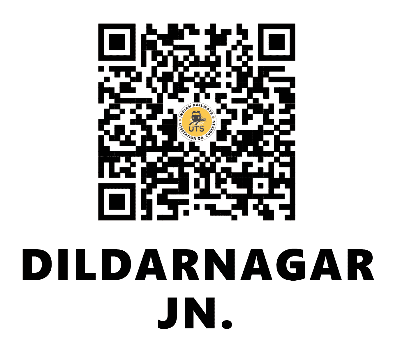 UTS QR Code for DILDARNAGAR JN. - DLN (EC - UTTAR PRADESH)